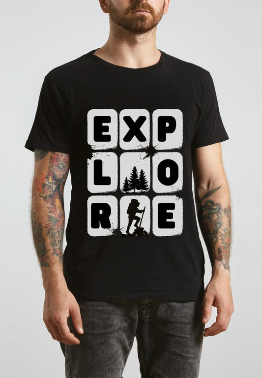 Black Explore T-Shirt